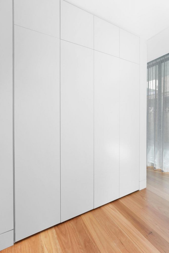 Polyurethane push-open storage cabinets - Putney, Sydney