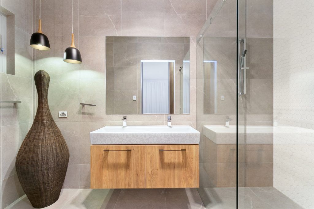 Likewood vanity and stone top - Guildford, Sydney