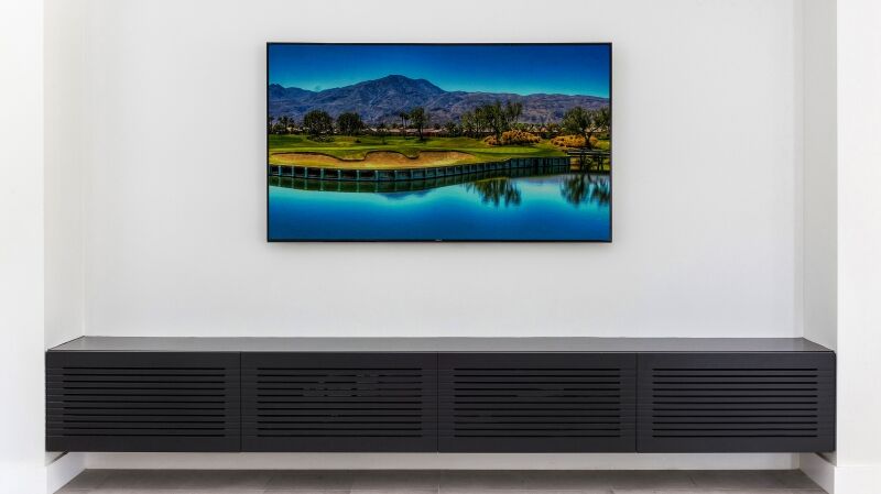 Polyurethane AV unit with vents - Twin Creeks, Sydney