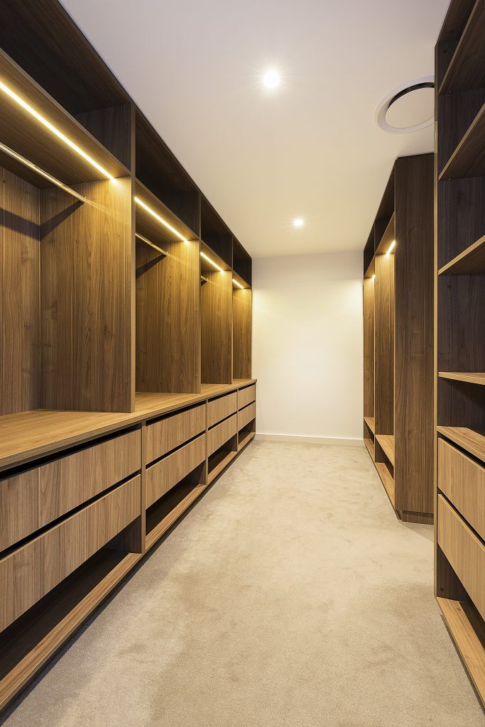 Polytec Woodmatt Walk-in wardrobe - Concord, Sydney