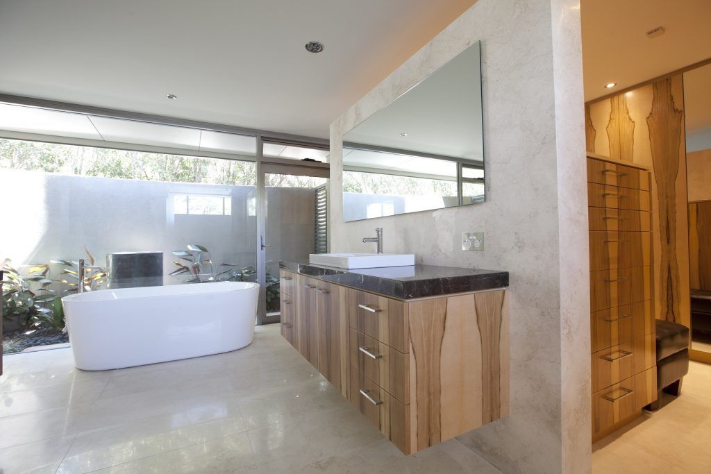 Timber Veneer vanity - Roseville Chase, Sydney