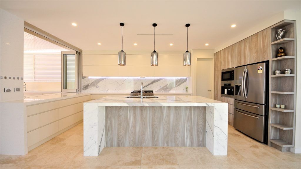 Sans Souci Sydney, Satin Polyurethane and Cleaf Timber Grain kitchen