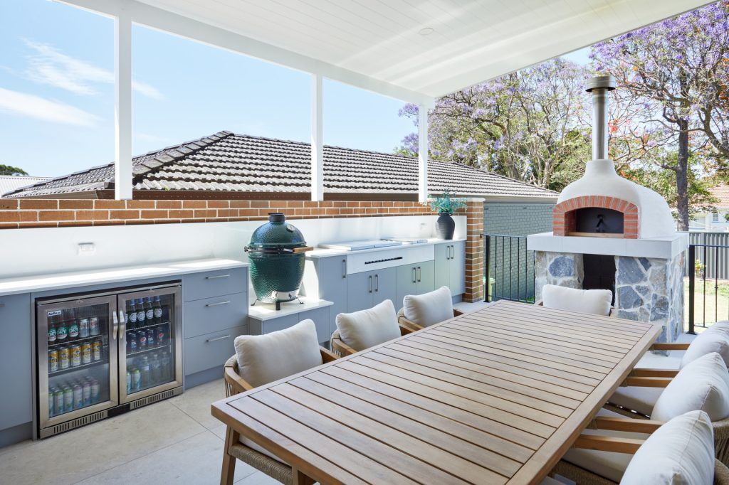 Weatherproof Outdoor Cabinets with built-in BBQ - Belmore, Sydney