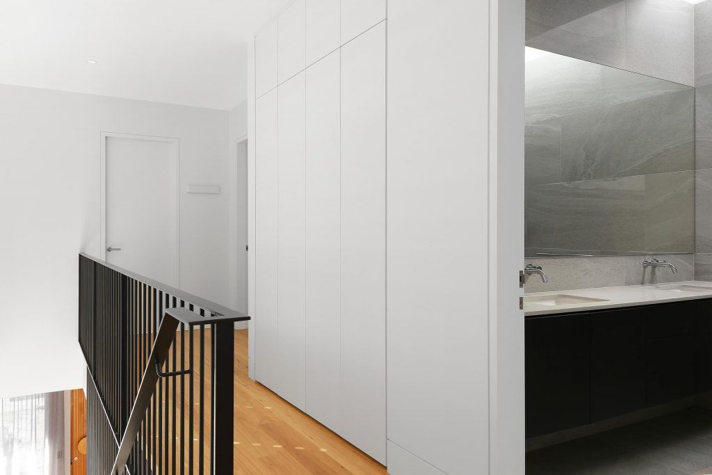 Polyurethane push-open storage cabinets - Putney, Sydney (2)